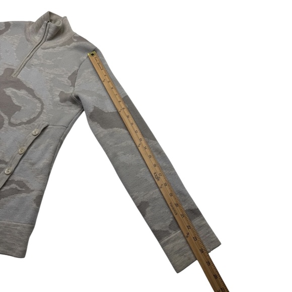 Nau 1/4 Zip Beige Wool Pullover Sweater - Picture 10 of 12